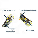 LED Лед Диодни Крушки За Габарит Т10 W5W 8 SMD 12V Canbus - Error free Без грешки - Avtozona