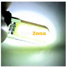 LED Лед Диодни Крушки За Габарит Т10 W5W COB 12-Core 12V Бяла Canbus - Error free Без грешки - Avtozona