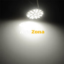 LED Лед Крушки 22 SMD BA15S 1156 (P21W) BAU15S 1156 (PY21W) 12V - 24V Бяла Оранжева Червена Синя Светлина - Avtozona