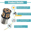 LED Лед Крушки 30 SMD BA15S 1156 (P21W) BAU15S 1156 (PY21W) 12V - 24V Бяла Оранжева Червена Синя Светлина Canbus - Avtozona