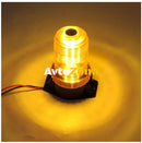 LED Лед Сигнална Аварийна Лампа Маяк Буркан 130mm x 74mm 12V - 24V 30 SMD Диода За Трактор