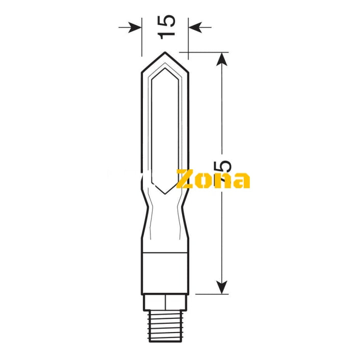 LED мигачи Piercer SQ - 90479 - Avtozona