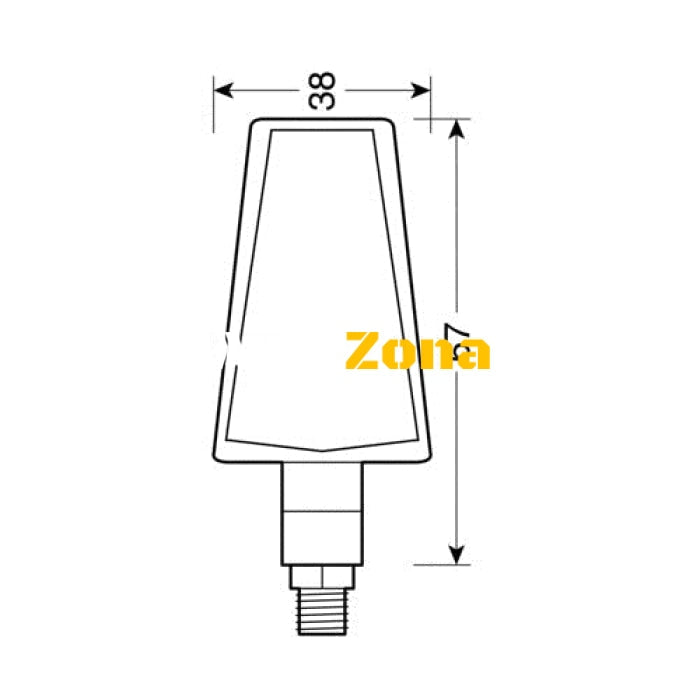 LED мигачи DUKE CARBON- 90077 - Avtozona