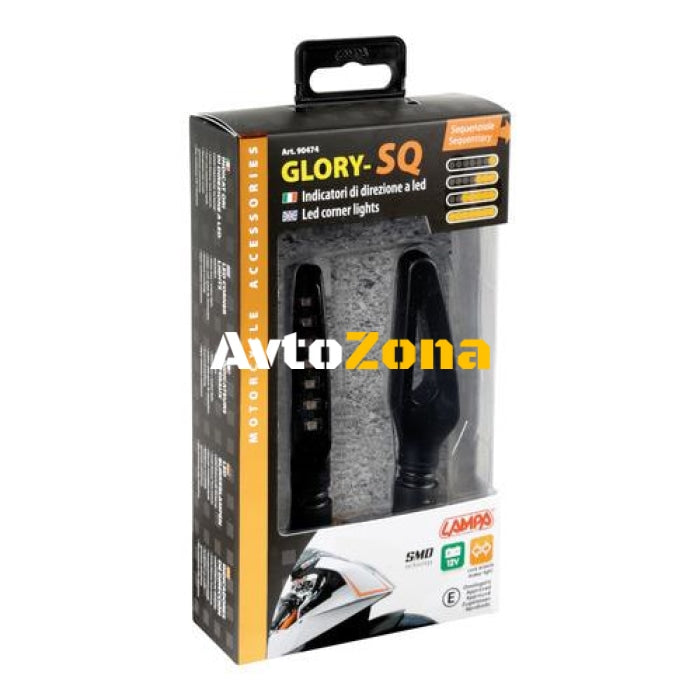 LED мигачи GLORY-SQ 90474 - Avtozona