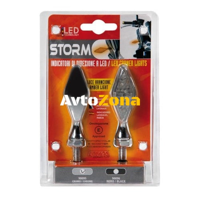 LED мигачи STORM CHROME – 90095 - Avtozona