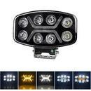 LED мощен диоден фар халоген лампа 12V-24V 90W бяло-жълто за АТВ джип камион трактор земеделски и селскостопански машини и др. - Avtozona