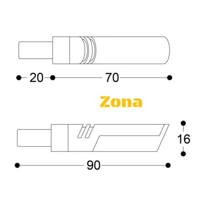 LED мото мигачи BARRACUDA IDEA B-LUX BLACK - Avtozona