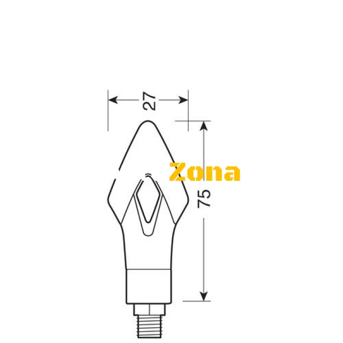 LED мото мигачи LUM 90470 - Avtozona