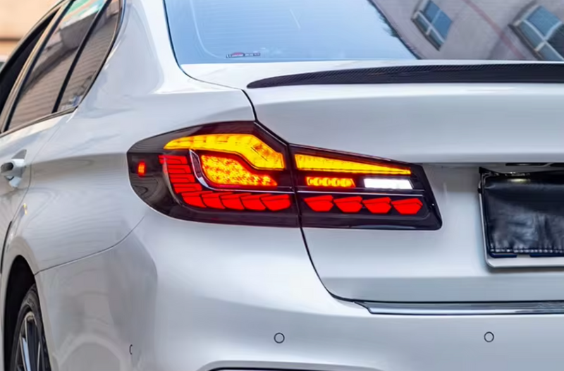 LED Стопове за BMW 5 Series G30 (2017-2019) RED SMOKE - Avtozona