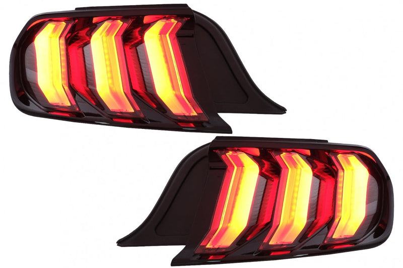 LED Стопове за Ford Mustang VI S550 (2015-2019) - SMOKE Динамични Мигачи - Avtozona