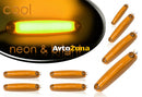 LED Светодиоден Габарит Неон Ефект Маркер Токос Жълт 12V-24V 107 мм - Avtozona