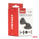 Магнитна стойка за телефон с вендуза за монтаж на стъкло въртяща се на 360° за автомобил - Avtozona