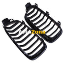 Матови черни предни решетки за BMW 3-серия F30 F31 - Avtozona