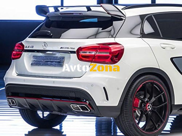 Mercedes GLA X156 (2015-2019) - Спойлер антикрило черен гланц - Avtozona