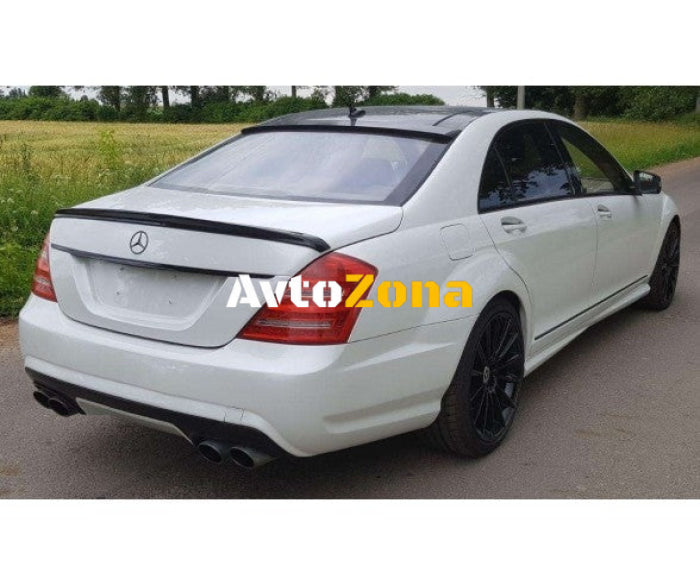 Mercedes W221 S-Class (2005-2011) - Спойлер за багажник - AMG Дизайн - Avtozona