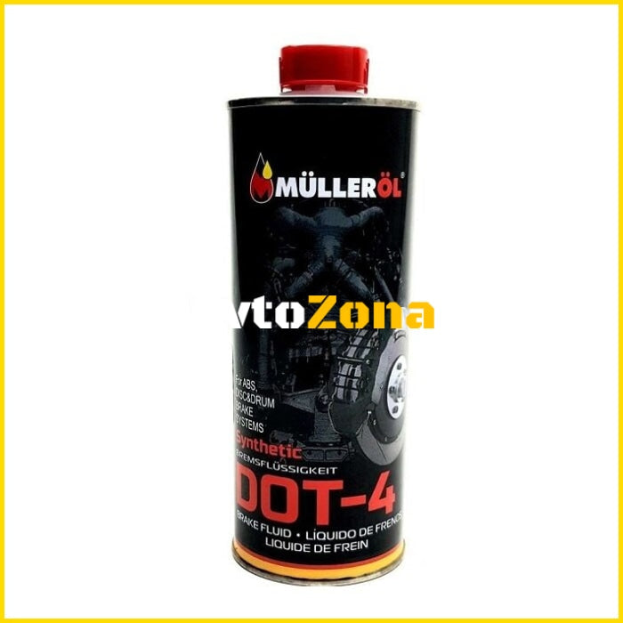 СПИРАЧНА ТЕЧНОСТ МЮЛЕР 485МЛ - ДОТ-4 - Avtozona