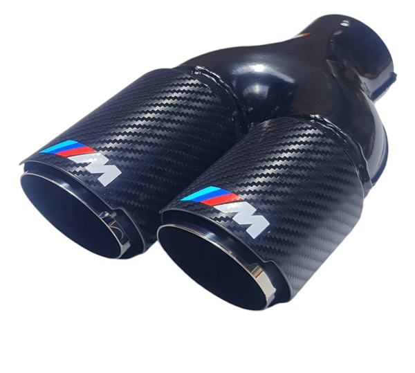 Διπλή απόληξη σιγαστήρα BMW M - Carbon (αριστερά)