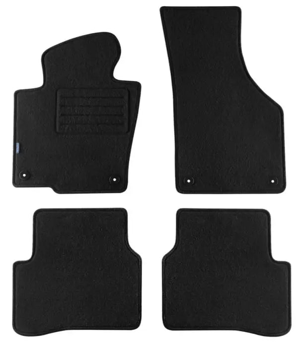 Мокетни стелки Petex за VW Passat B6/B7 (2005-2010) CC (2012-2016) Rex / С кръгли отвори - Avtozona