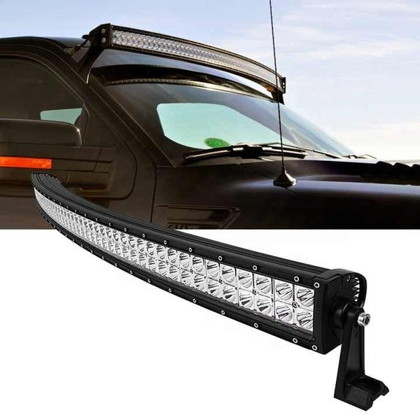 МОЩЕН SLIM ИЗВИТ LED БАР - 300W - 132см - ATV Джип Камион 4х4 Offroad - Avtozona