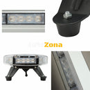 Мощна аварийна сигнална лампа 98 см 72 LED ЛЕД блиц маяк буркан лед бар 12-24V със 15