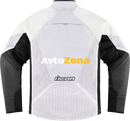 Мото яке ICON MESH AF LEATHER CE WHITE - Avtozona