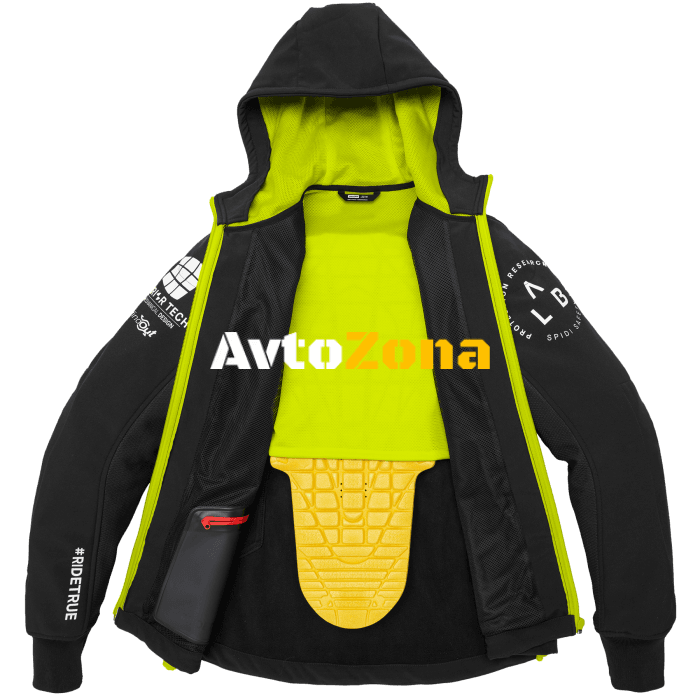 Мото Яке SPIDI HOODIE ARMOR EVO FLUO - Avtozona