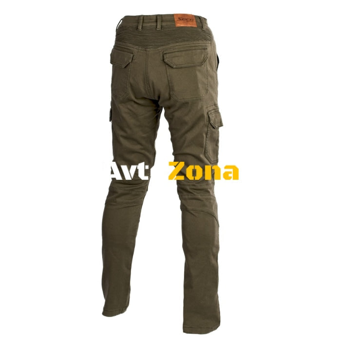 Мото дънки SECA SQUARE SLIM FIT OLIVE - Avtozona