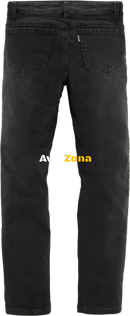 Мото дънки ICON UPARMOR JEANS - BLACK - Avtozona