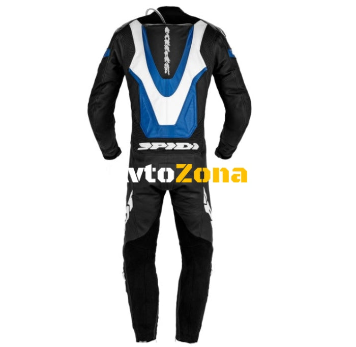 Мото екип SPIDI LASER PRO PERFORATED BLACK/BLUE - Avtozona