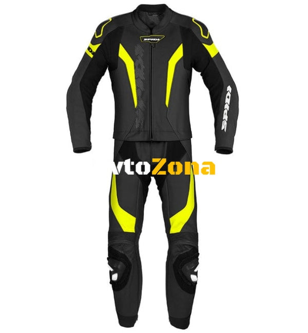 Мото екип SPIDI LASER TOURING BLACK/FLUO - Avtozona