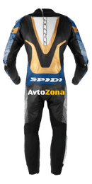 Мото екип SPIDI SUPERSONIC PERF PRO BLUE/GOLD - Avtozona