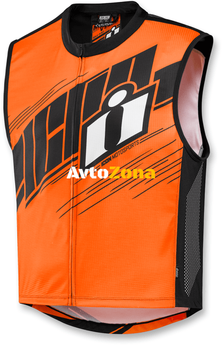 Мото елек ICON Mil Spec 2 Vest Fluorescent Orange - Avtozona