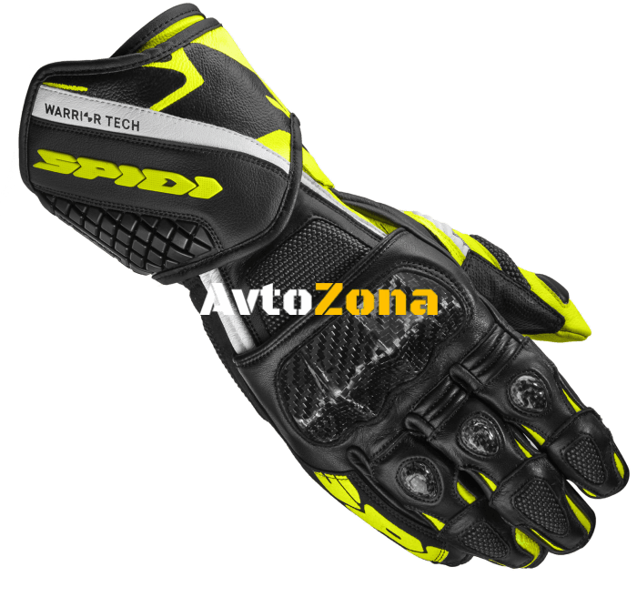 Мото ръкавици SPIDI CARBO 5 BLACK/FLUO - Avtozona