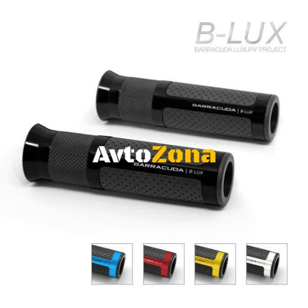 Мото ръкохватки BARRACUDA B-LUX RACING GRIPS BLACK - Avtozona