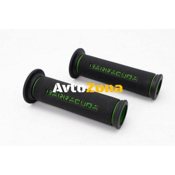 Мото ръкохватки BARRACUDA BASIC RACING GRIPS GREEN - Avtozona