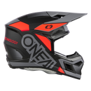 Мотокрос каска 3SERIES VISION BLACK/RED/GRAY V.24 - Avtozona