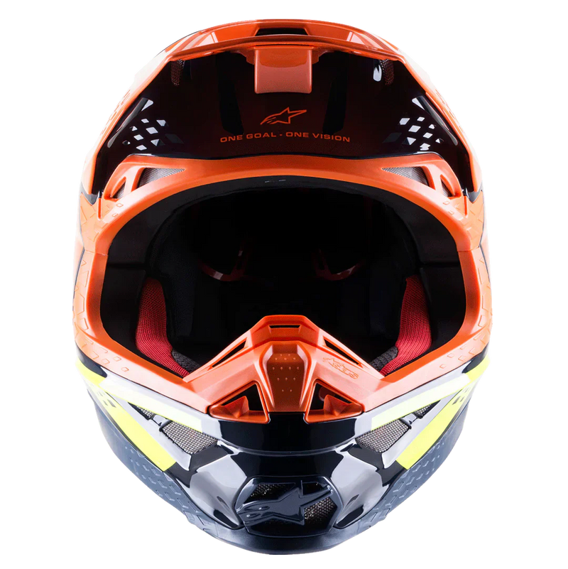 МОТОКРОС КАСКА ALPINESTARS SM8 FACTORY BL/OR/YL - Avtozona