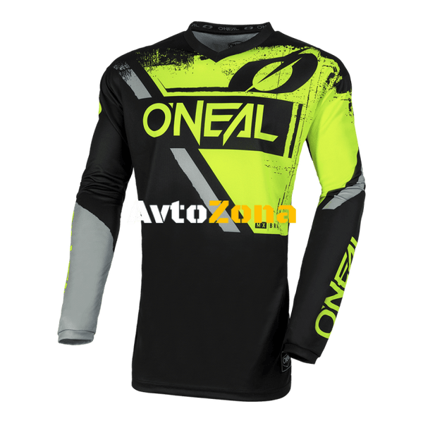 Мотокрос блуза O’NEAL ELEMENT SHOCKER V.23 BLACK/NEON YELLOW - Avtozona