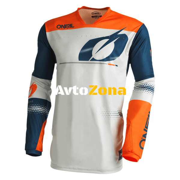 Мотокрос блуза O’NEAL HARDWEAR HAZE V.22 BLUE/ORANGE - Avtozona