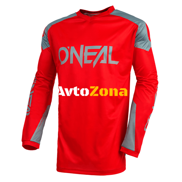 Мотокрос блуза O’NEAL MATRIX RIDEWEAR RED/GRAY 2021 - Avtozona