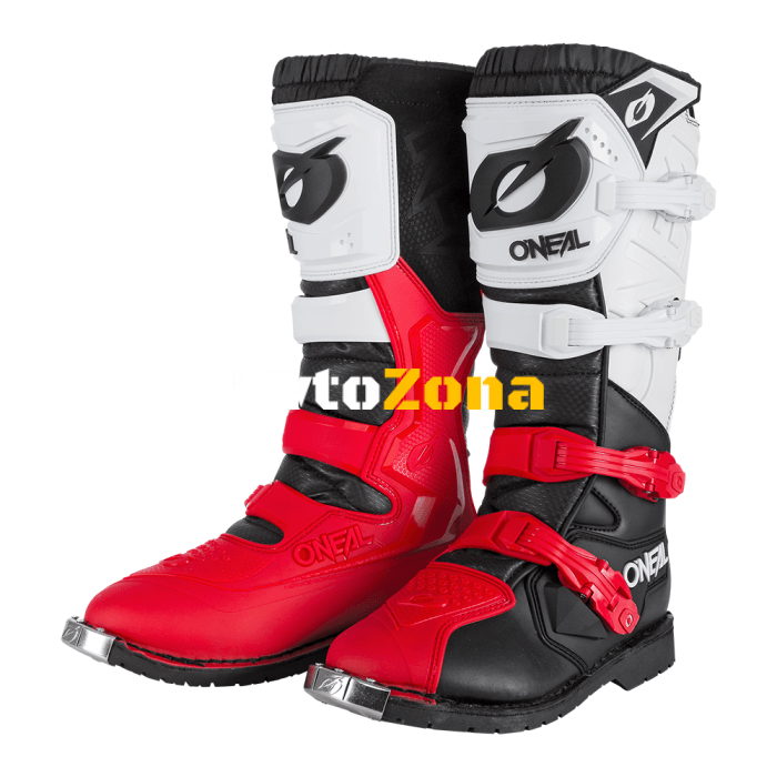 Мотокрос ботуши O’NEAL RIDER PRO BLACK/WHITE/RED - Avtozona