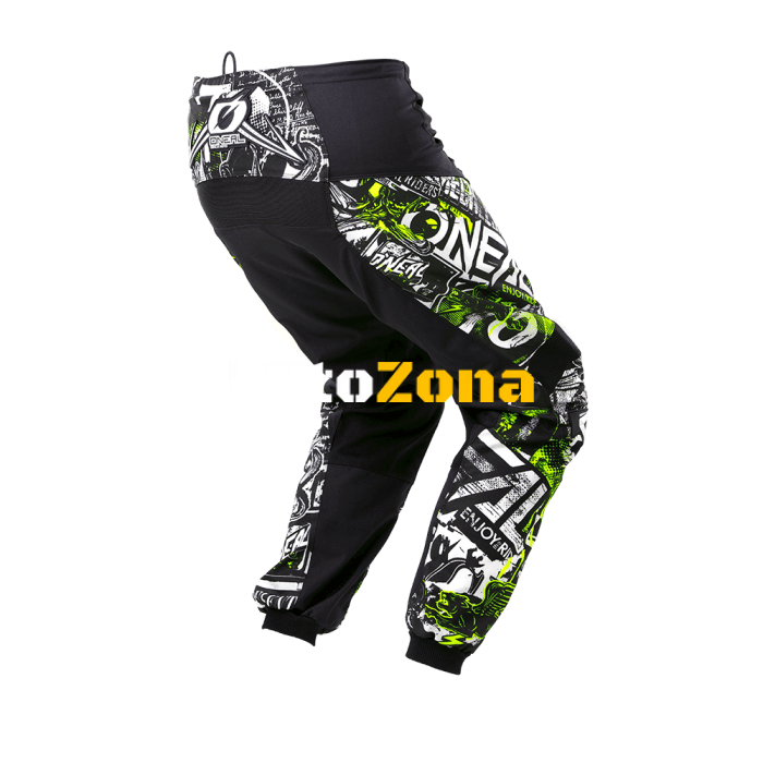 Мотокрос брич O’NEAL ELEMENT ATTACK BLACK/HI-VIZ 2020 - Avtozona