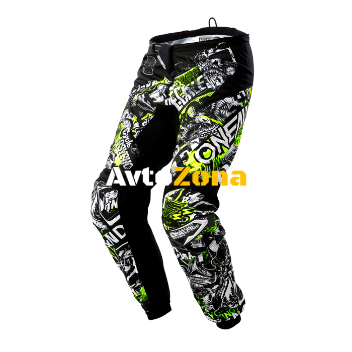 Мотокрос брич O’NEAL ELEMENT ATTACK BLACK/HI-VIZ 2020 - Avtozona