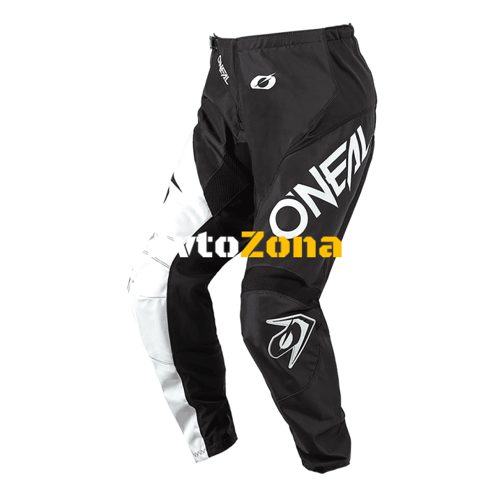 Мотокрос брич O’NEAL ELEMENT RACEWEAR BLACK/WHITE 2021 - Avtozona