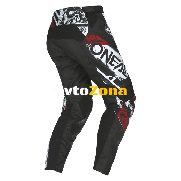 Мотокрос брич O’NEAL MAYHEM SCARZ V.22 BLACK/WHITE/RED - Avtozona