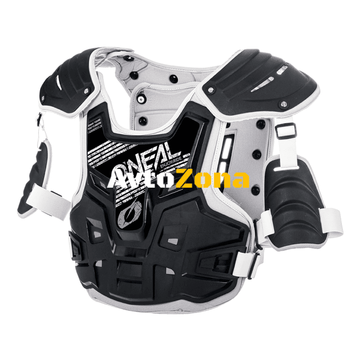 Мотокрос броня O’NEAL PXR STONE SHIELD BLACK/GRAY - Avtozona