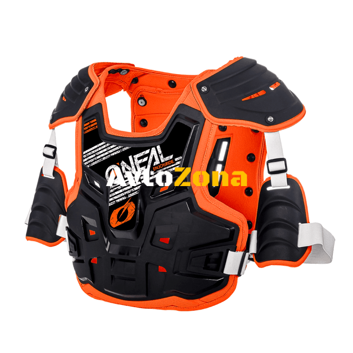 Мотокрос броня O’NEAL PXR STONE SHIELD BLACK/ORANGE - Avtozona