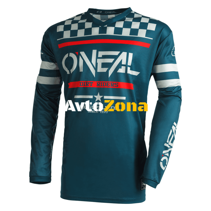 Мотокрос джърси O’NEAL SQUADRON V.22 TEAL/GRAY - Avtozona