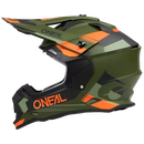 Мотокрос каска O’NEAL 2SERIES SPYDE V.23 GREEN/BLACK/ORANGE - Avtozona