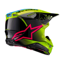 Мотокрос каска ALPINESTARS SM10 UNIT YL/BK - Avtozona